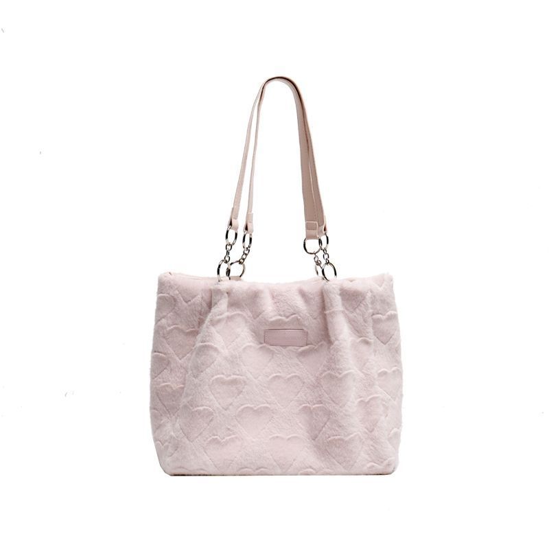 New Large-capacity Love Furry Shoulder Bag