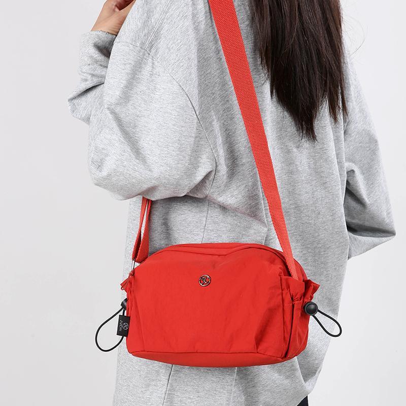 Lightweight Nylon Fashionable Simple Versatile Casual Multi-layer Shoulder Travel Crossbody Bag For Women