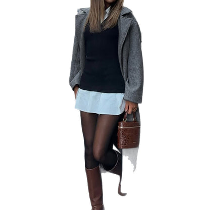 Elegant And Versatile Coat In European And American Style