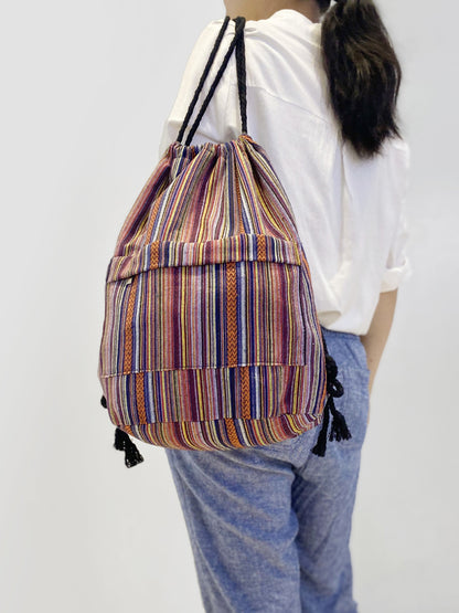 Original Simplicity Lightweight Light Ethnic Literary Style Backpack